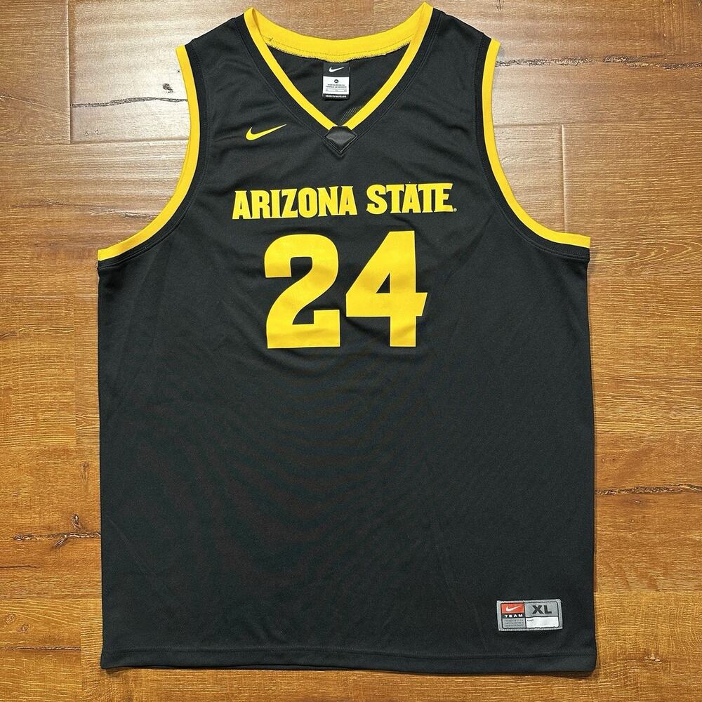 Nike Arizona State Basketball Jersey Mens XL Black Sun Devils ASU College NCAA